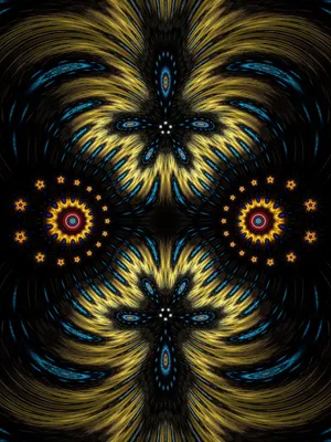 Unlocking The Power Of Psychedelic Symmetry Wallpaper