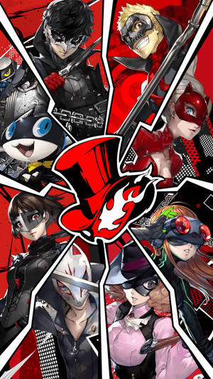 Unmasking The True Selves Of The Phantom Thieves Wallpaper