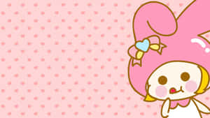 Unpack Adventure, Wherever You Go, With My Melody Laptop! Wallpaper
