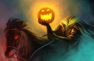 Unto You Rides The Headless Horseman Wallpaper