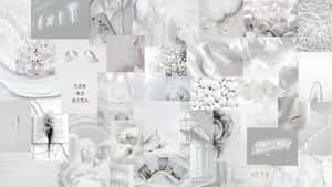 Unwind With A Sleek White Laptop, Perfect For Productivity And Aesthetic. Wallpaper