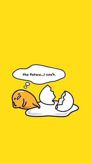 Upgrade Your Desk With The Gudetama Computer For An Adorable Experience! Wallpaper