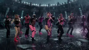 Urban Rain Dance Performance Wallpaper