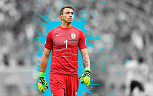 Uruguay National Football Team Muslera Art Wallpaper