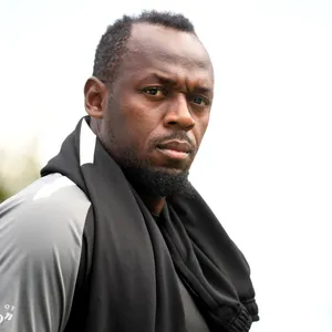 Usain Bolt Making A Serious Face Wallpaper