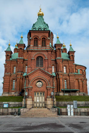 Uspenski Cathedral Of Finland Wallpaper