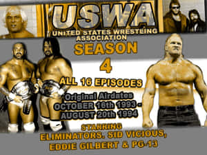 Uswa Video Match Poster Featuring Sid Vicious Wallpaper