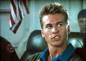 Val Kilmer Top Gun Character Portrait Wallpaper