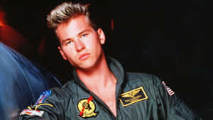 Val Kilmer Top Gun Portrait Wallpaper