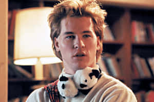 Val Kilmer Young Actor Panda Necktie Wallpaper