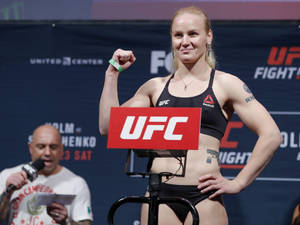 Valentina Shevchenko Fox 20 Weigh-in Wallpaper