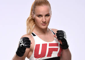 Valentina Shevchenko Ufc Fighter Portrait Wallpaper