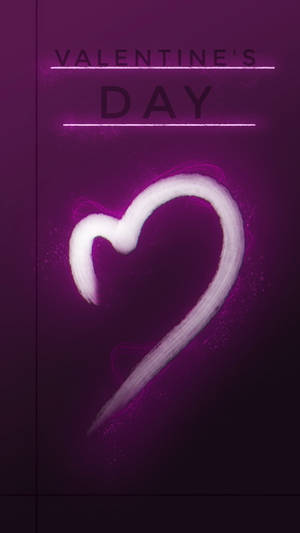 Valentine's Day Dark Purple Wallpaper