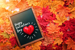 Valentines Day Autumn Theme Wallpaper