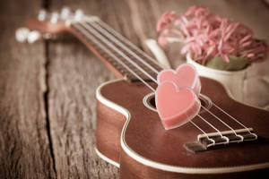 Valentines Day Ukulele Wallpaper