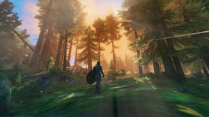 Valheim Stunning Black Forest Wallpaper