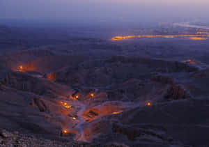 Valley Of The Kings At Night Wallpaper