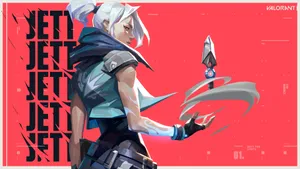 Valorant Desktop Jett Poster Art Wallpaper