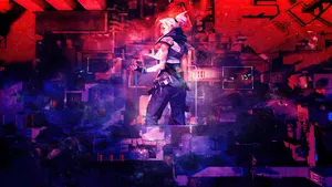 Valorant Jett Abstract Art Wallpaper