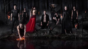 Vampire Diaries All Characters Wallpaper