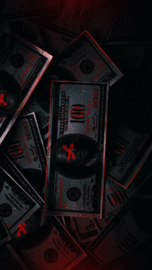 Vandalized Money Iphone Wallpaper