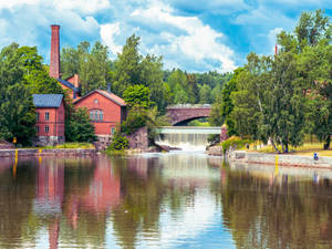 Vanhakaupunki Finland Landscape Wallpaper