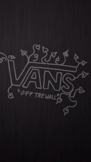 Vans Off The Wall Silver Wallpaper