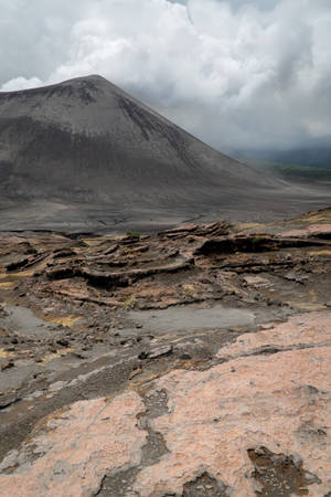 Vanuatu Gray Volcano Wallpaper