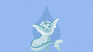 Vaporeon Blue Droplet Wallpaper
