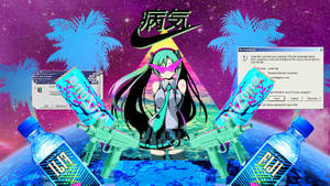 Vaporwave Miku Aesthetic Pfp Wallpaper