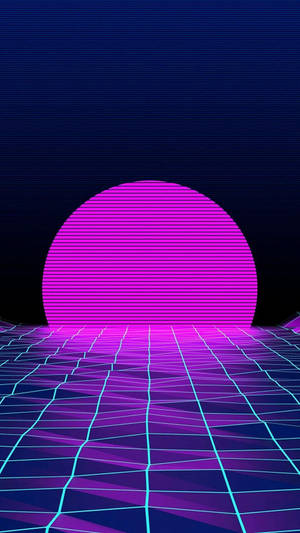 Vaporwave Retro Sky Indie Kid Wallpaper