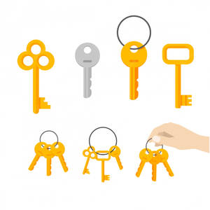 Various Key Designs And Types Wallpaper