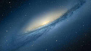 Vastness Of Space And The White Core Of A Galaxy Wallpaper