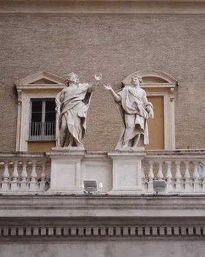 Vatican City Rome Statue Wallpaper