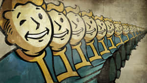 Vault Boy Smiles Wallpaper