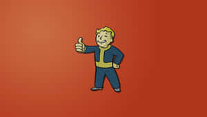 Vault Boy Unlocks The Mystery Of Post-apocalyptic Survival Wallpaper