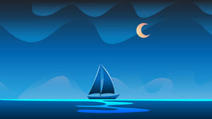 Vector Art Sea Background Wallpaper