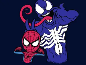 Venom Spider Man Cool Art Wallpaper