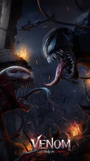Venom Vs Venom - The Movie Poster Wallpaper