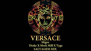 Versace Logo Salvagem Mix Collab Wallpaper