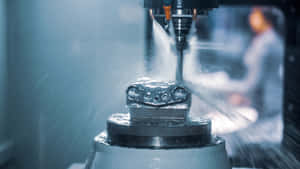 Vertical Machining Drill Wallpaper