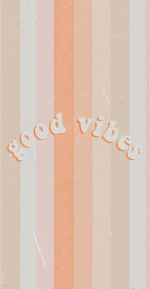 Vertical Pastel Good Vibes Iphone Wallpaper