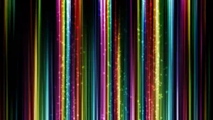 Vertical Rainbow On Dark Wallpaper