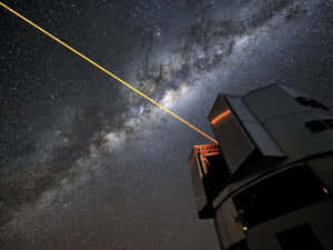 Very Large Telescope With Lasers Wallpaper