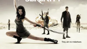 Veteran Actor Nathan Fillion Captured In A Promotional Shoot For The Serenity Cast Wallpaper