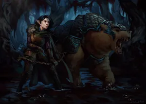 Vex And Trinket, Two Adventurers From The Dungeons & Dragons Web Series Critical Role Wallpaper