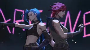 Vi Sister Jinx Desktop Wallpaper