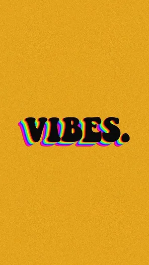 Vibes Aesthetic Words Wallpaper