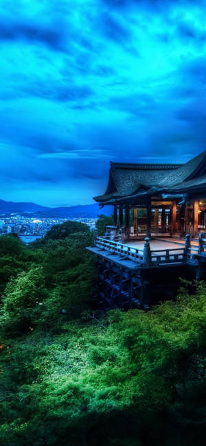 Vibey Japanese Castle Wallpaper