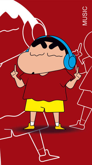 Vibrant And Colorful Crayon Shin-chan 8k Phone Wallpaper Wallpaper